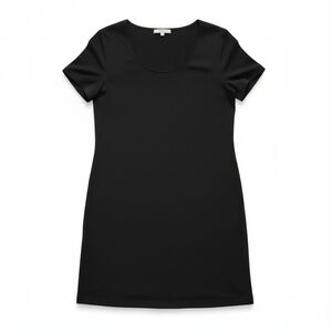 Aritzia - Wilfred Black Sheath Mini Dress Scoop Neck Short Sleeve
